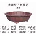 古鏡型盆栽鉢(中品鉢）