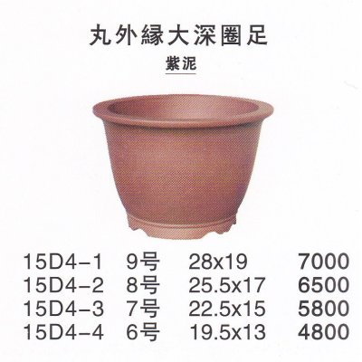 画像1: 丸鉢（中品鉢）