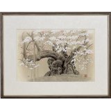 「山高神代桜（春爛漫）」　作者/広森雄