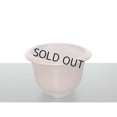 画像5: 常滑鉢　「山秋」　朱泥外縁懸崖丸鉢