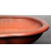 画像7: 常滑鉢　「美芸」　朱泥外縁木瓜鉢
