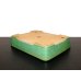 画像7: 常滑鉢　「山房」　緑釉内縁長方鉢