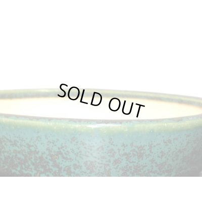 画像9: 常滑鉢　「鴻陽」　織部釉切立楕円鉢