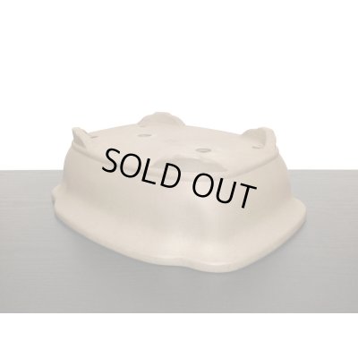 画像5: 常滑鉢　「中野行山」　烏泥外縁下紐木瓜鉢