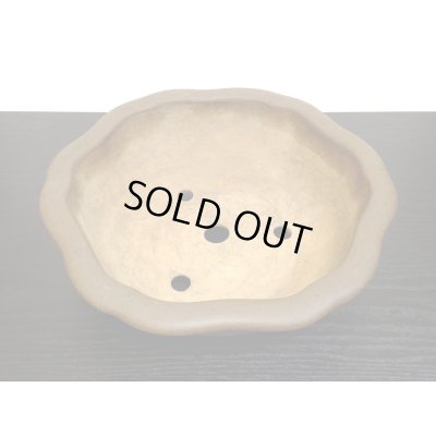 画像3: 常滑鉢　「小松泉　山秋」　外縁輪花鉢