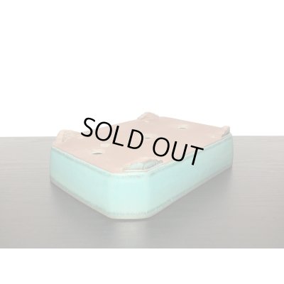 画像5: 常滑鉢 「松泉焼 山秋」 織部釉内縁長方鉢