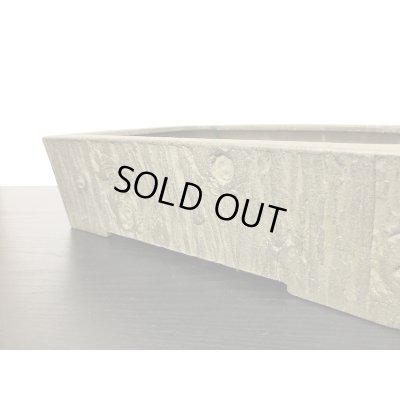 画像6: 常滑鉢　「松泉焼　十王堂」　木目内縁切立長方鉢