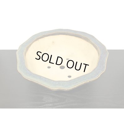 画像3: 常滑鉢　「鴻陽」　緑釉外縁輪花鉢