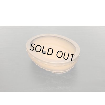 画像5: 常滑鉢　「美芸」　内縁鋲打楕円鉢