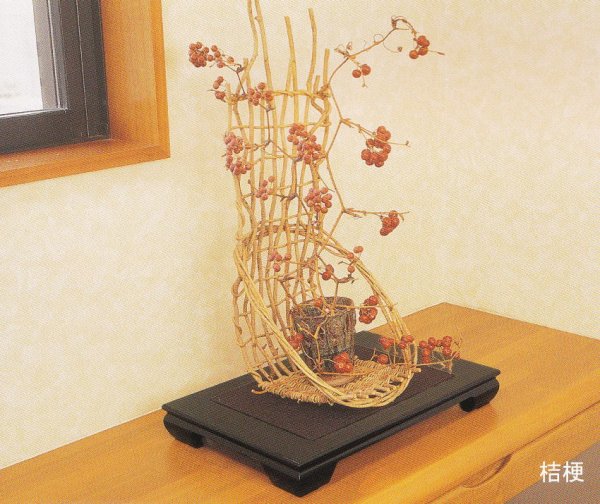 画像2: 花台(平卓)/黒丹調 (2)