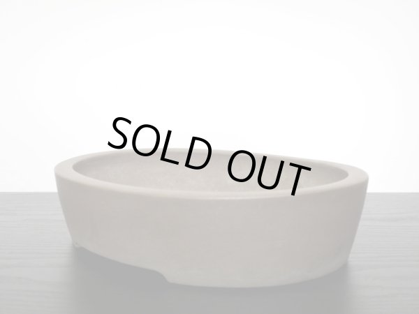 画像4: 常滑鉢 「喜仙」 切足内縁楕円鉢 (4)