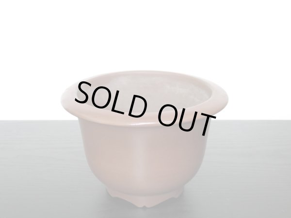 画像5: 常滑鉢 「山秋」 朱泥外縁懸崖丸鉢 (5)