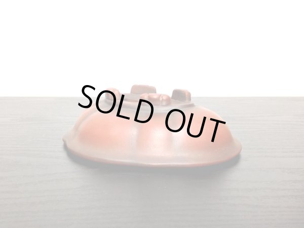 画像9: 常滑鉢 「美芸」 朱泥外縁木瓜鉢 (9)