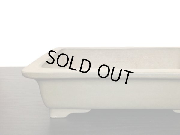 画像3: 常滑鉢 「中野行山」 外縁長方鉢 (3)