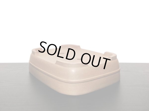 画像6: 常滑鉢　「中野行山」　紫泥胴紐撫角長方鉢 (6)