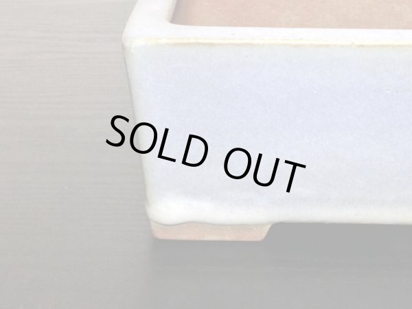 画像8: 常滑鉢 「松泉焼 山秋」 均窯内縁長方鉢 (8)