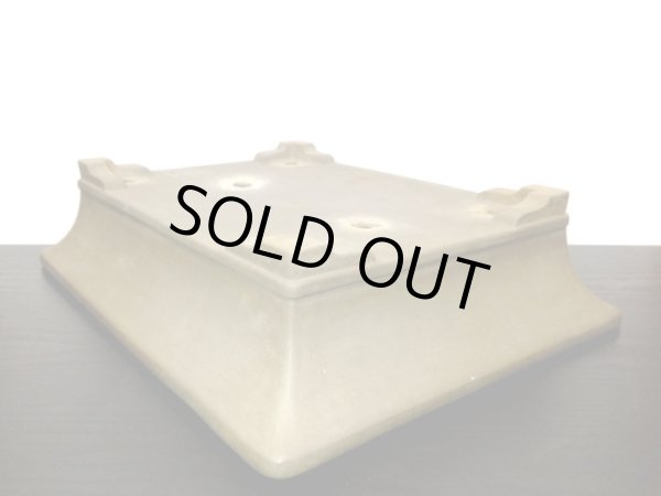 画像7: 常滑鉢 「中野行山」 外縁長方鉢 (7)