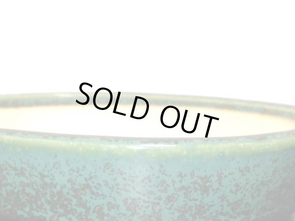 画像9: 常滑鉢　「鴻陽」　織部釉切立楕円鉢 (9)