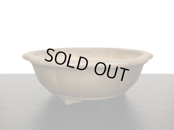 画像8: 常滑鉢 「小松泉 山秋」 外縁輪花鉢 (8)