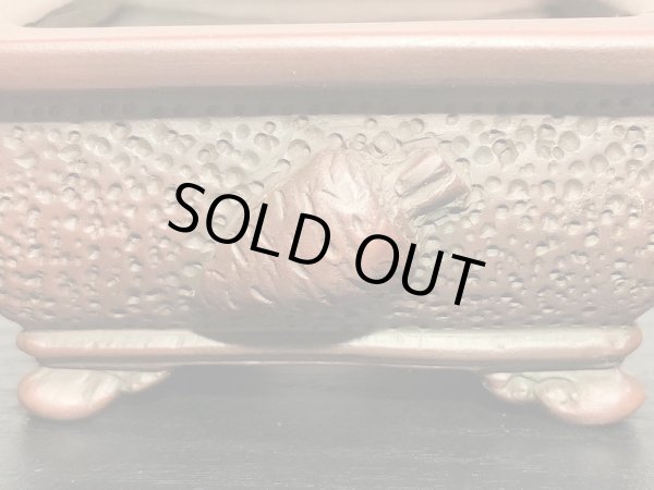 画像5: 常滑鉢　「美芸」　朱泥外縁野菜付小鉢 (5)