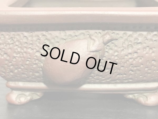 画像3: 常滑鉢　「美芸」　朱泥外縁野菜付小鉢 (3)