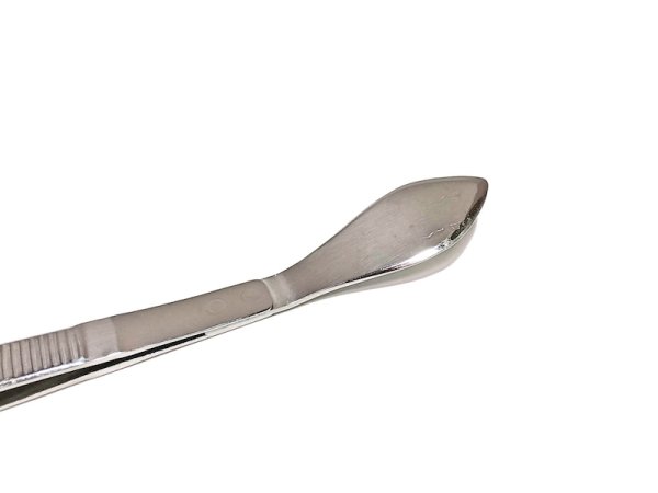 画像3: ステンヘラ付ピンセット 厚直(八木光) (3)