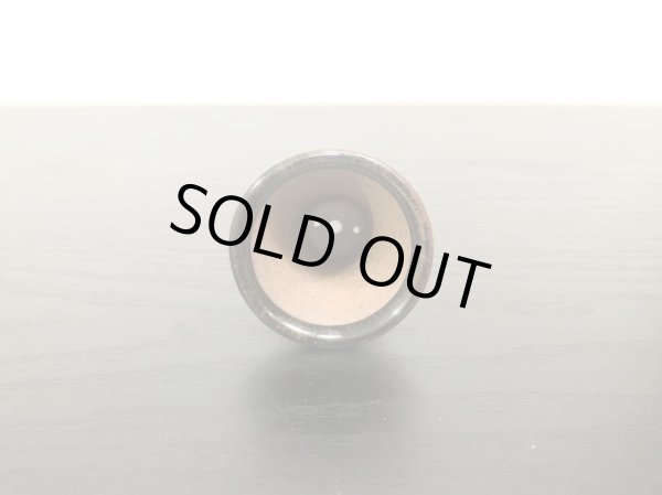 画像4: 沈壽官窯小品盆栽鉢　薩摩焼/黒薩摩　「金とんぼ」　盆器下方 (4)