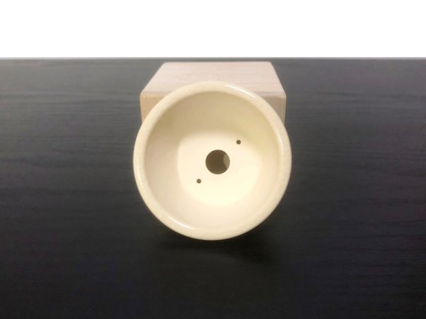 画像3: 沈壽官窯小品盆栽鉢 薩摩焼/薩摩 「梅の図」 盆器外縁 (3)