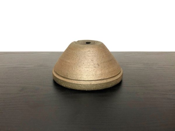 画像6: 常滑鉢　「松下凡才」　帯縁丸鉢 (6)